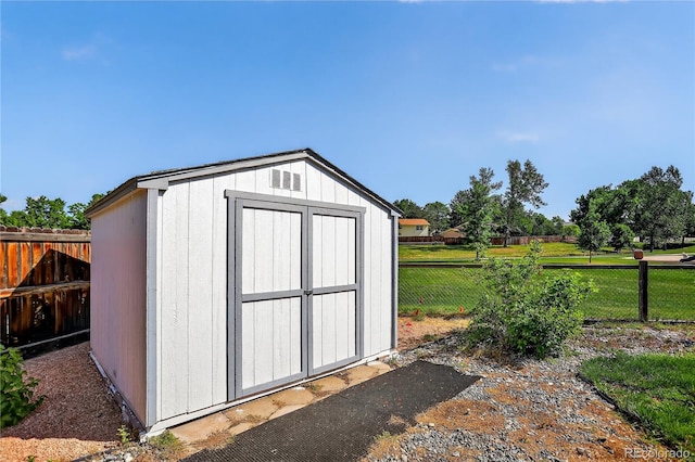8721 W 86th Ave, Arvada, CO 80005 - view of shed featuring a fenced backyard