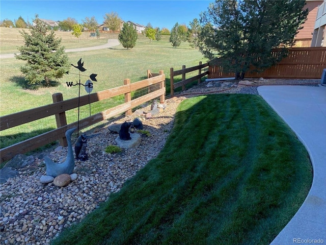 view of yard featuring a patio