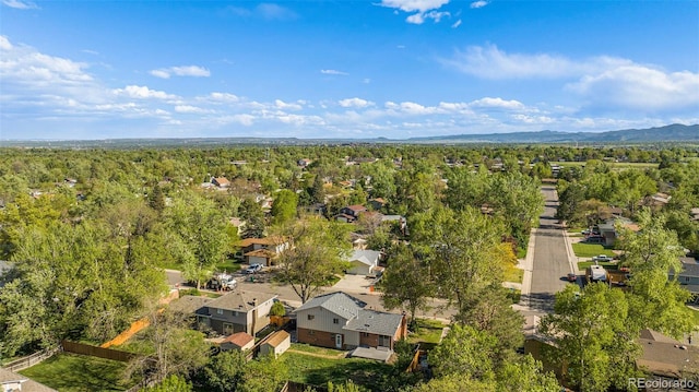 9345 W Iowa Pl, Lakewood, CO 80232 - aerial view of residential area featuring a heavily wooded area