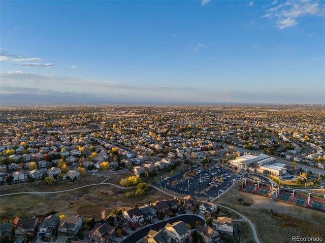 drone / aerial view