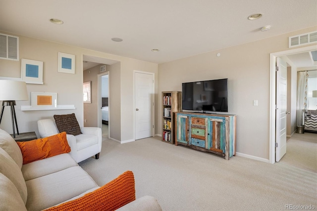 5451 W 73rd Ave, Westminster, CO 80003 - carpeted living area featuring baseboards and recessed lighting