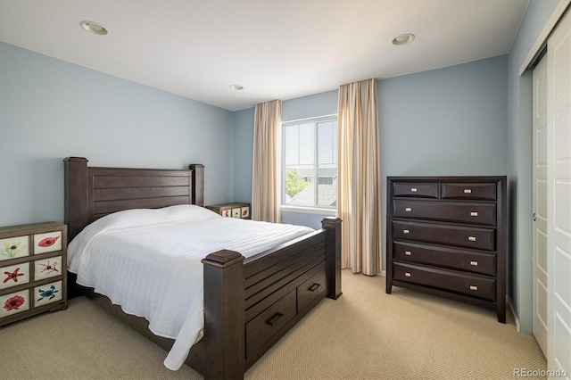 5451 W 73rd Ave, Westminster, CO 80003 - bedroom featuring light colored carpet and recessed lighting