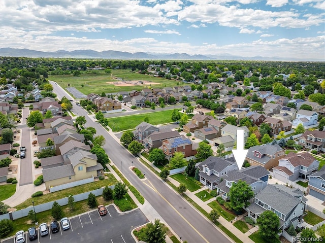 5451 W 73rd Ave, Westminster, CO 80003 - aerial view of residential area featuring a mountain backdrop