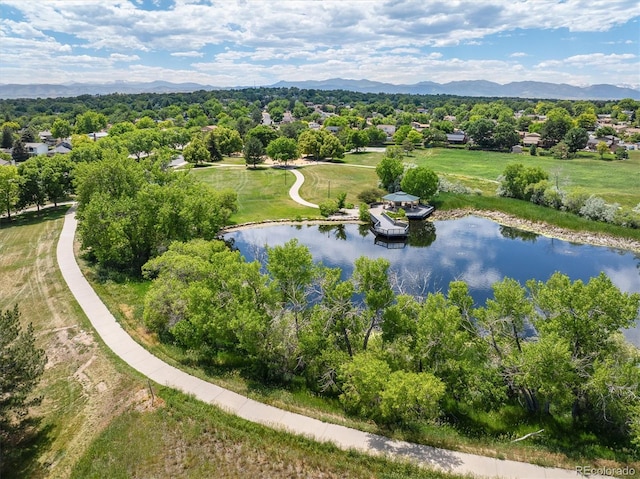 5451 W 73rd Ave, Westminster, CO 80003 - aerial view of a water and mountain view