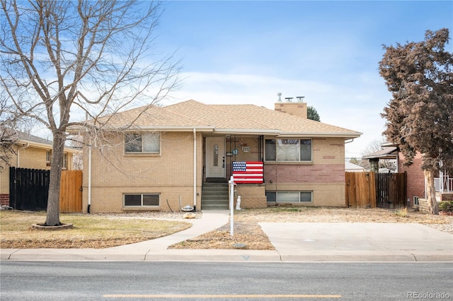 view of front of home