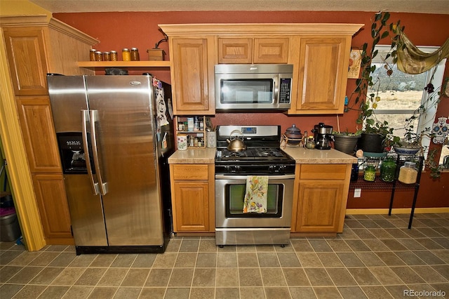 kitchen with stainless steel appliances