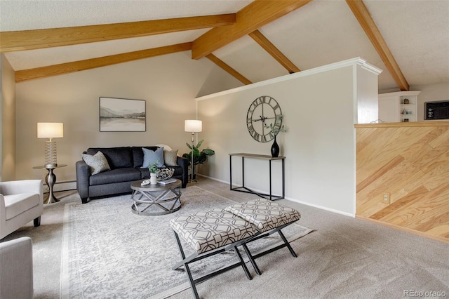14650 Tejon St, Broomfield, CO 80023 - carpeted living room featuring a baseboard heating unit and baseboards