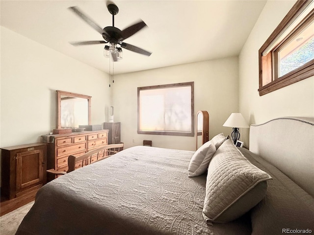 185 Wildrose Ct, Woodland Park, CO 80863 - bedroom with ceiling fan