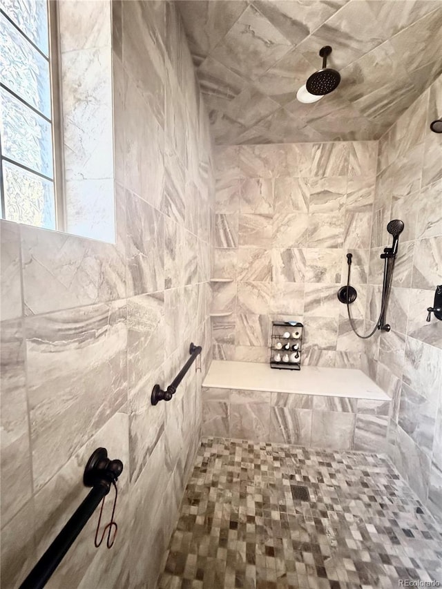185 Wildrose Ct, Woodland Park, CO 80863 - full bathroom with tiled shower