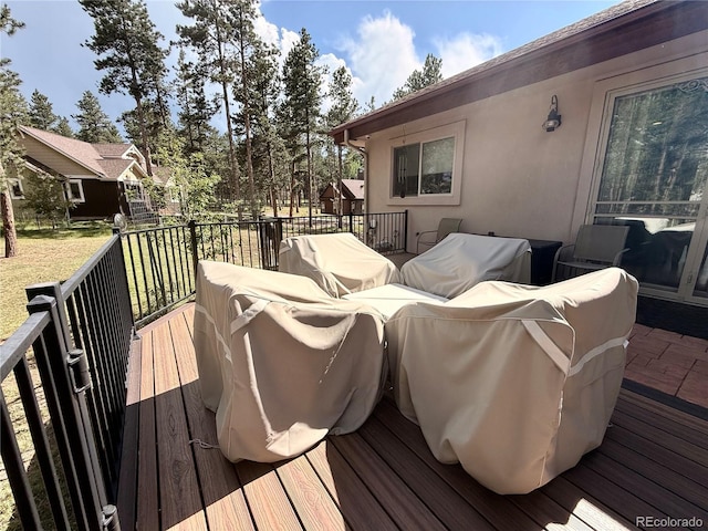185 Wildrose Ct, Woodland Park, CO 80863 - view of deck