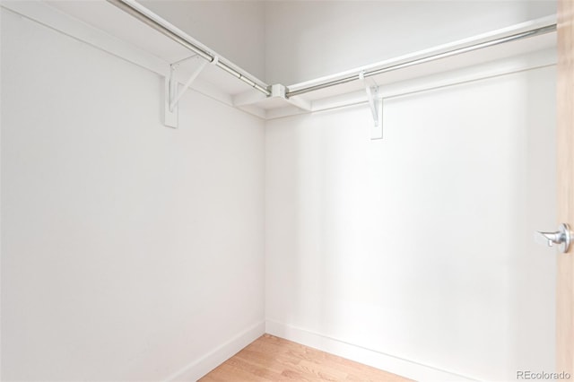 7700 E 29th Ave Unit 405, Denver, CO 80238 - walk in closet with light wood finished floors
