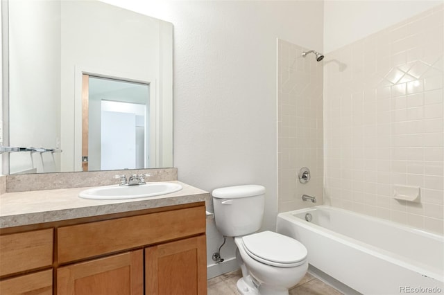 7700 E 29th Ave Unit 405, Denver, CO 80238 - bathroom with toilet, vanity, and shower / bath combination