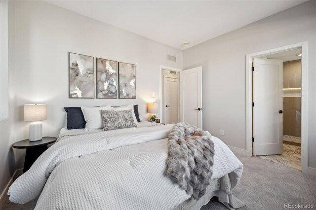 2330 Eliot St Unit 7, Denver, CO 80211 - carpeted bedroom with visible vents and baseboards