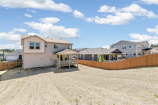 4451 Soapberry Pl, Castle Rock, CO 80108 - back of house with board and batten siding and a residential view