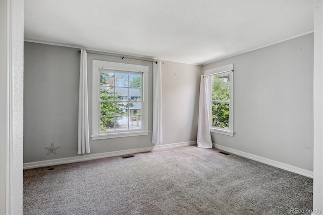 1580 N Franklin St, Denver, CO 80218 - carpeted empty room featuring plenty of natural light and baseboards