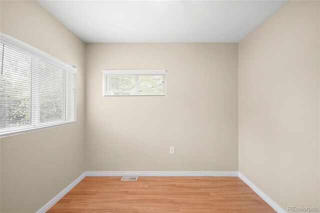 1264 Uinta St, Denver, CO 80220 - unfurnished room with light wood finished floors and baseboards