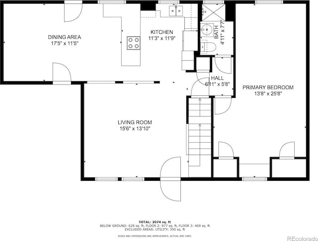 3270 W 92nd Pl, Westminster, CO 80031 - floor plan / room layout