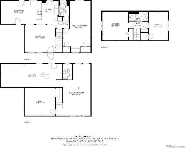 3270 W 92nd Pl, Westminster, CO 80031 - floor plan / room layout