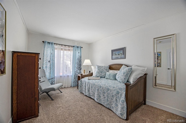 9200 W Indore Dr, Littleton, CO 80128 - carpeted bedroom with ornamental molding and baseboards