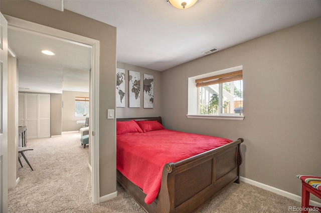 9200 W Indore Dr, Littleton, CO 80128 - bedroom featuring carpet, multiple windows, and recessed lighting