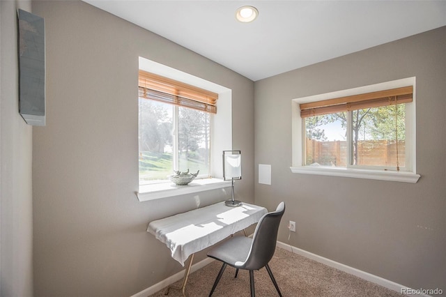 9200 W Indore Dr, Littleton, CO 80128 - office area featuring healthy amount of natural light, carpet, and recessed lighting
