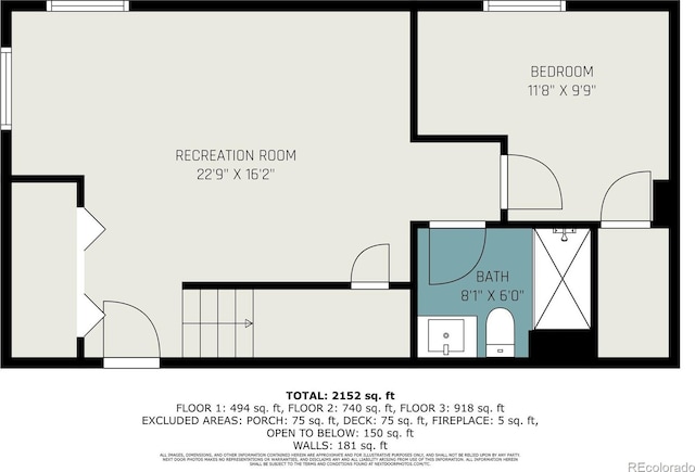 9200 W Indore Dr, Littleton, CO 80128 - view of home floor plan