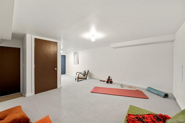 5450 Mohawk Rd, Littleton, CO 80123 - workout room with carpet flooring and baseboards