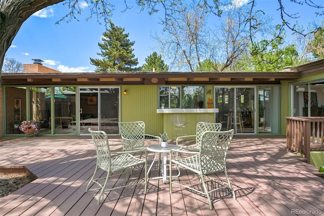 5450 Mohawk Rd, Littleton, CO 80123 - view of wooden deck
