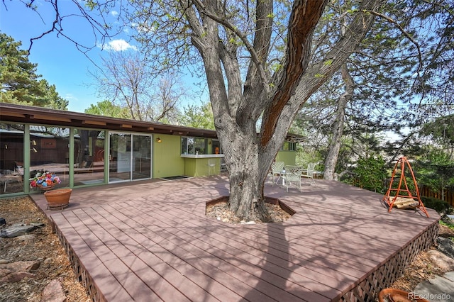 5450 Mohawk Rd, Littleton, CO 80123 - deck with a patio area