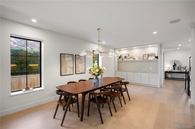 332 S Franklin St, Denver, CO 80209 - dining room featuring light wood finished floors and recessed lighting