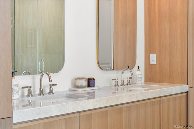 332 S Franklin St, Denver, CO 80209 - bathroom with double vanity