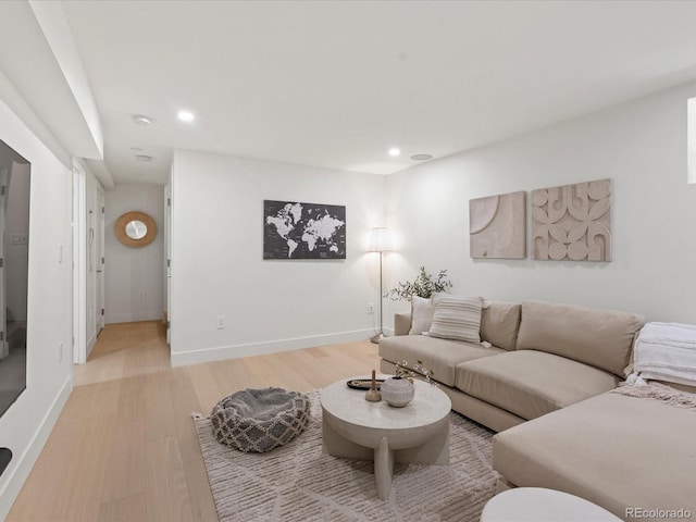 332 S Franklin St, Denver, CO 80209 - living room featuring recessed lighting and light wood finished floors