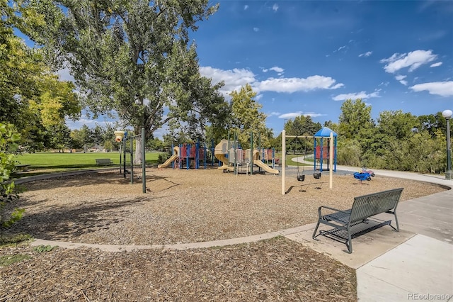 view of communal playground