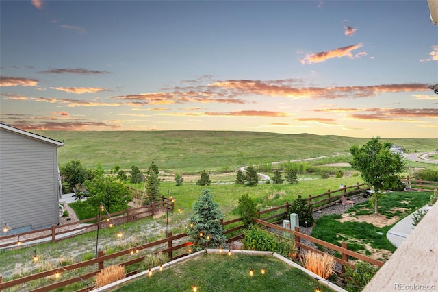 17335 W 94th Ave, Arvada, CO 80007 - yard at dusk with a rural view