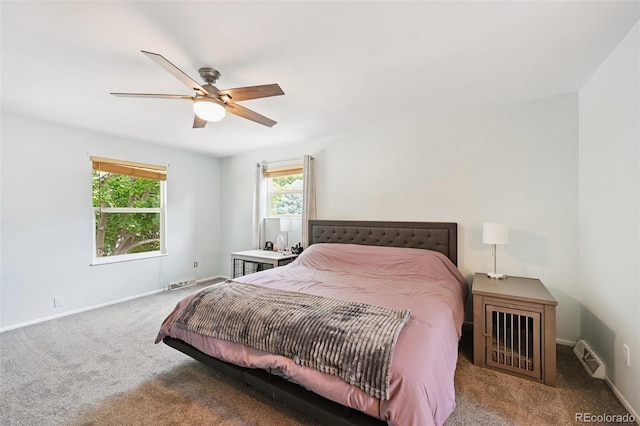 10378 W Weaver Ave, Littleton, CO 80127 - bedroom featuring carpet flooring and ceiling fan