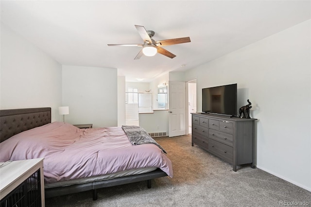 10378 W Weaver Ave, Littleton, CO 80127 - carpeted bedroom featuring baseboards and a ceiling fan