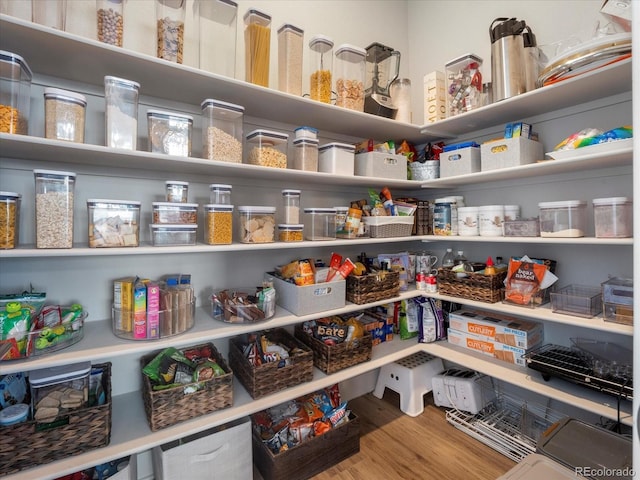 view of pantry