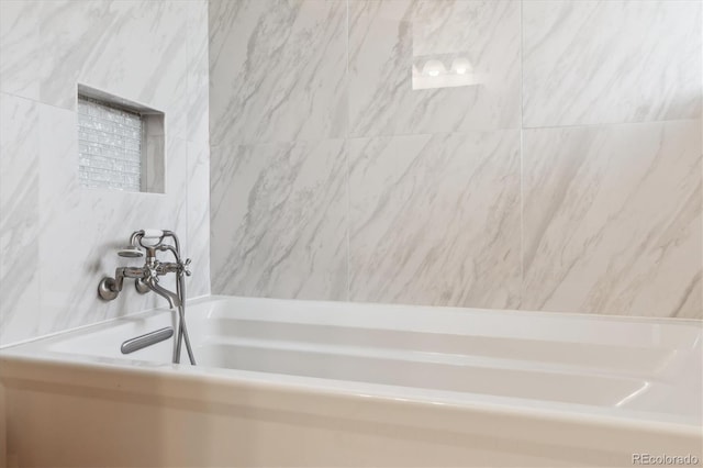 bathroom featuring a bathtub
