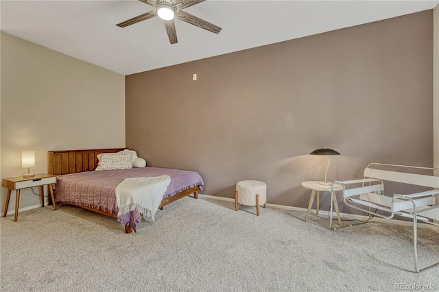 7140 Simms St Unit 102, Arvada, CO 80004 - bedroom with carpet flooring, baseboards, and ceiling fan