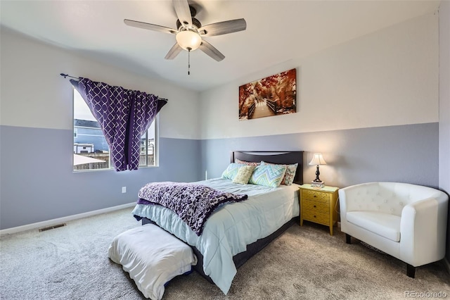 6924 E 118th Pl, Thornton, CO 80233 - carpeted bedroom with a ceiling fan and baseboards