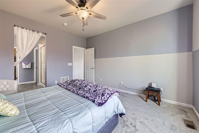 6924 E 118th Pl, Thornton, CO 80233 - carpeted bedroom featuring baseboards and ceiling fan
