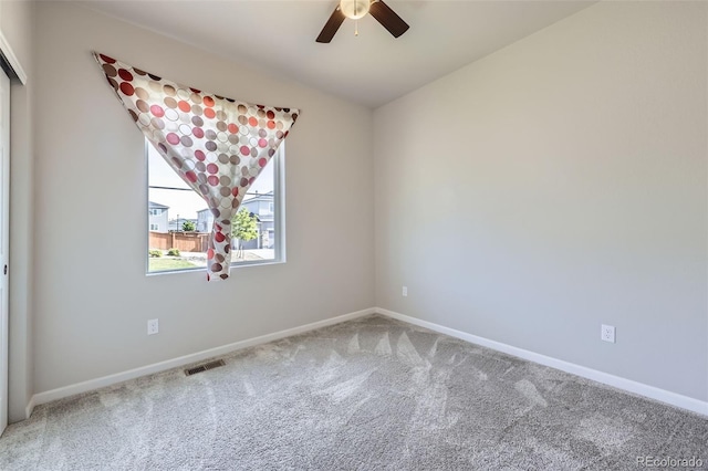 6924 E 118th Pl, Thornton, CO 80233 - empty room with carpet flooring, ceiling fan, and baseboards
