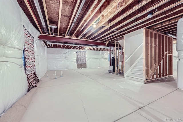 6924 E 118th Pl, Thornton, CO 80233 - unfinished below grade area with stairs