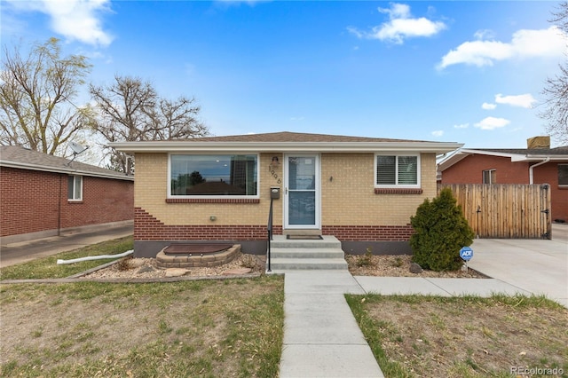 1996 S Dexter St, Denver, CO 80222 - bungalow with brick siding and entry steps
