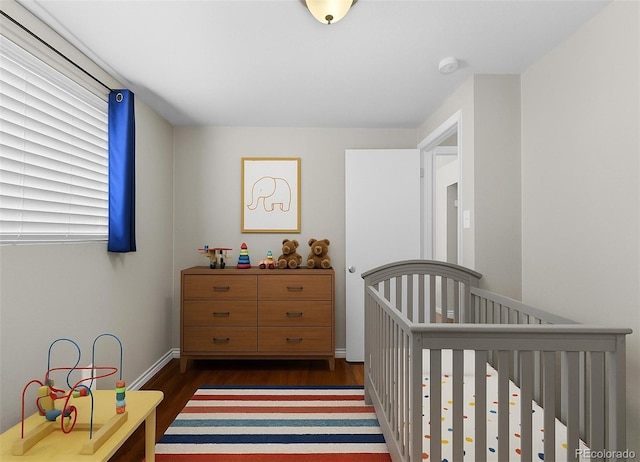 1996 S Dexter St, Denver, CO 80222 - bedroom with dark wood finished floors and baseboards