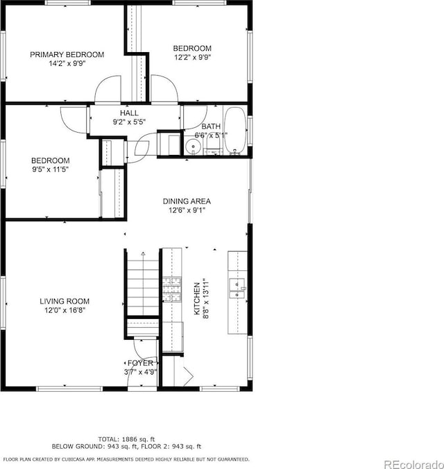 1996 S Dexter St, Denver, CO 80222 - view of room layout