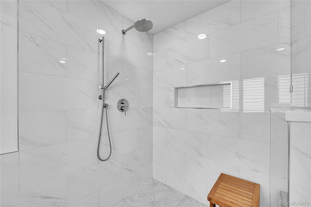 525 Badger Creek Dr, Brighton, CO 80601 - full bathroom with a tile shower