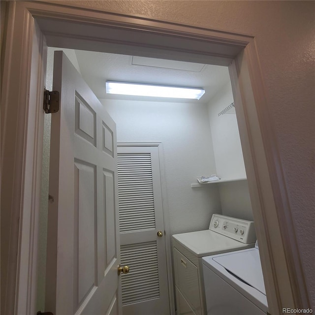8802 E 24th Pl Unit 101, Denver, CO 80238 - laundry room with independent washer and dryer