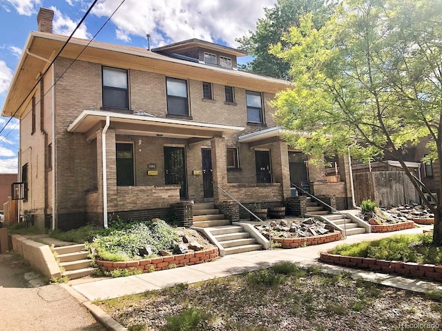 view of front of house with a porch