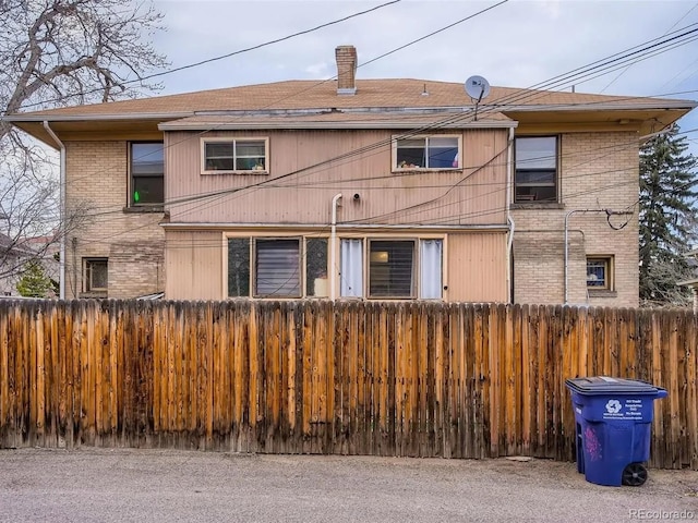 view of rear view of property